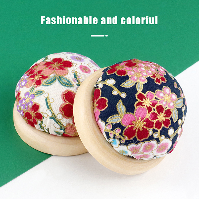 1pc Wood Bottom Base Needle Pi - Sewing Pin Cushion 评论和价格