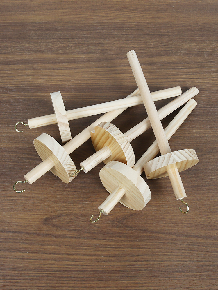 Wooden Spinning Mallet DIY Yar - Textile For Sewing 评论和价格