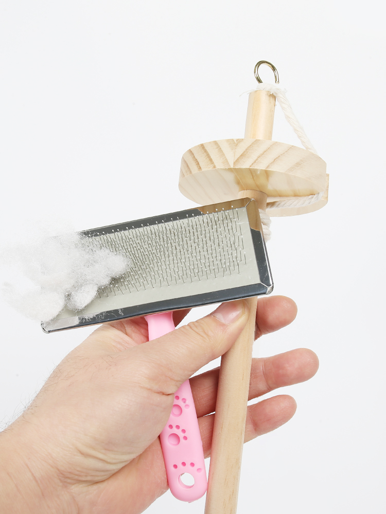 Wooden Spinning Mallet DIY Yar - Textile For Sewing 评论和价格