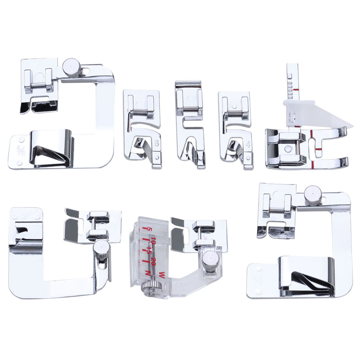 8Pcs Rolled Presser Foot Set 4 - Sewing Roll 评论和价格