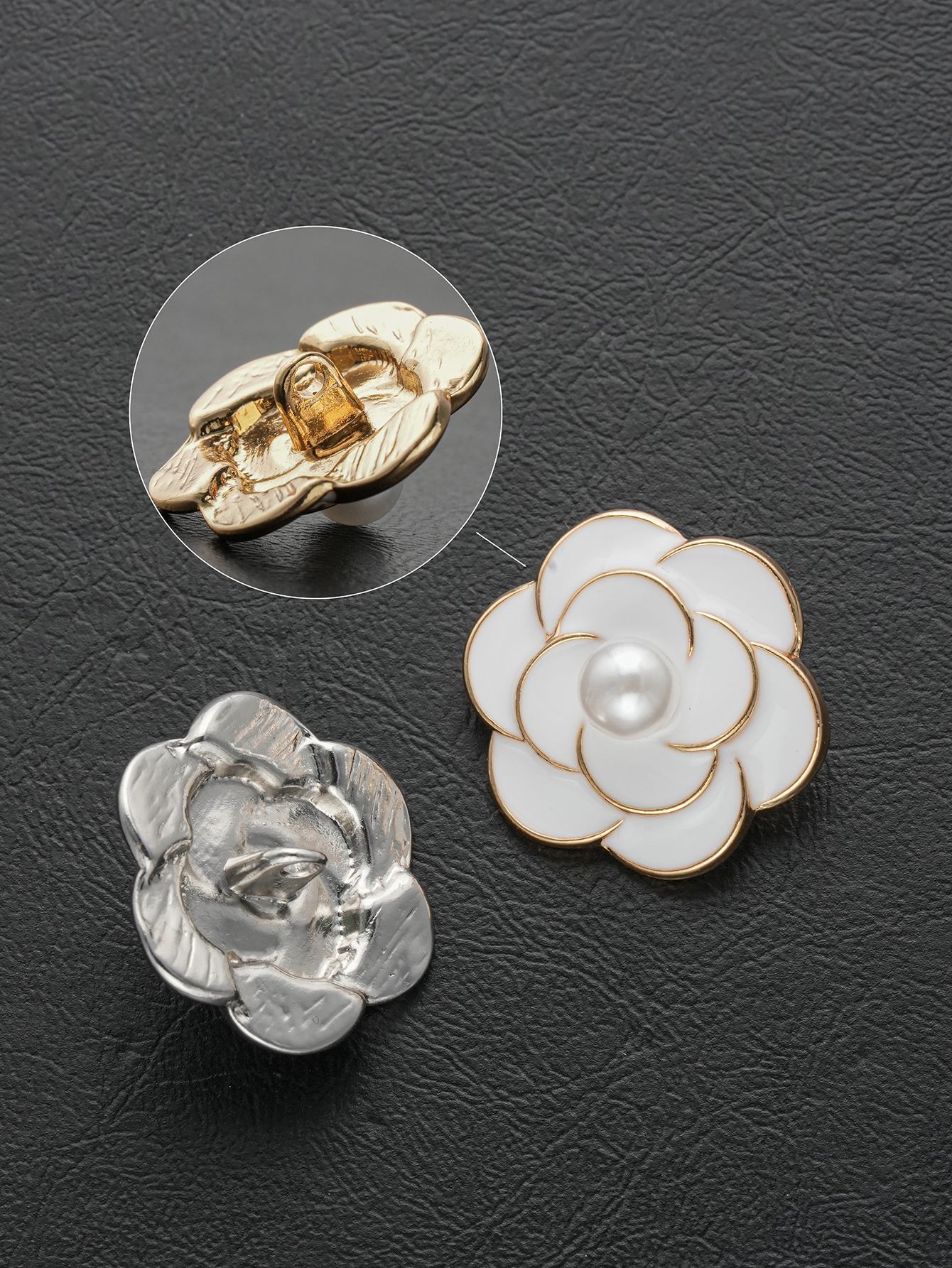 6pcs/pack Camellia Flower Enam - Button Hole Cutter 评论和价格