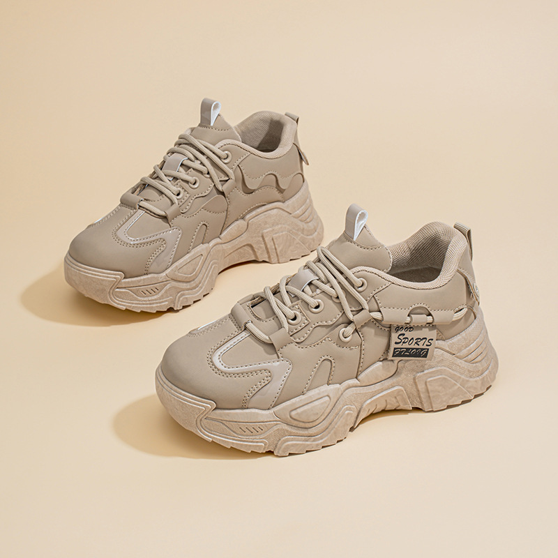Dad's shoes for women in sprin - Sewing Nylon 评论和价格