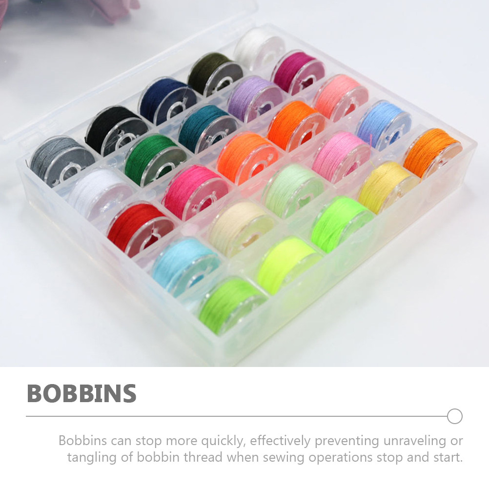 1Set Clear Plastic Bobbins Sew - Thread Bobbins Empty 评论和价格
