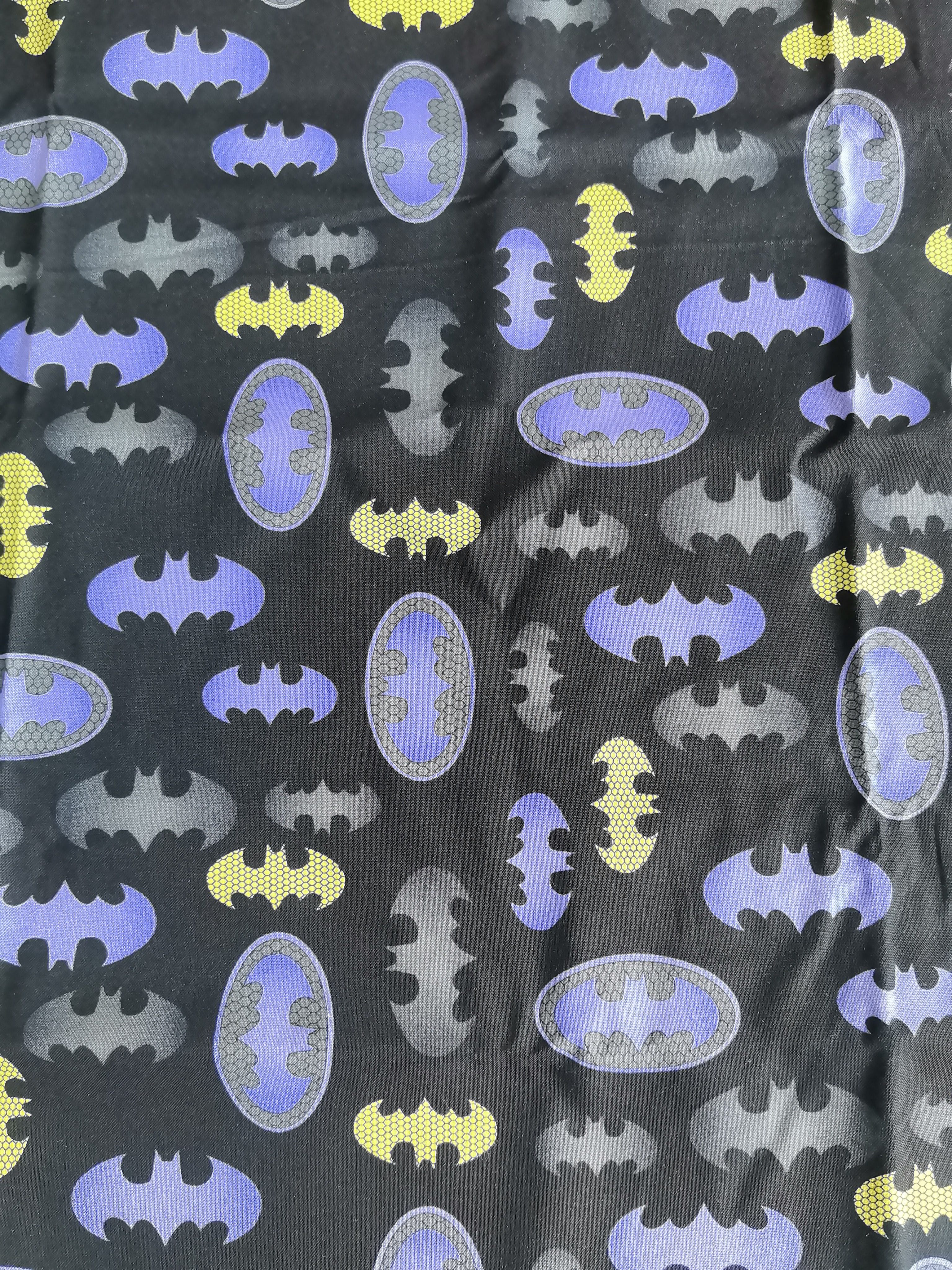 140cm Width Cartoon Batman Log - Textile For Sewing 评论和价格