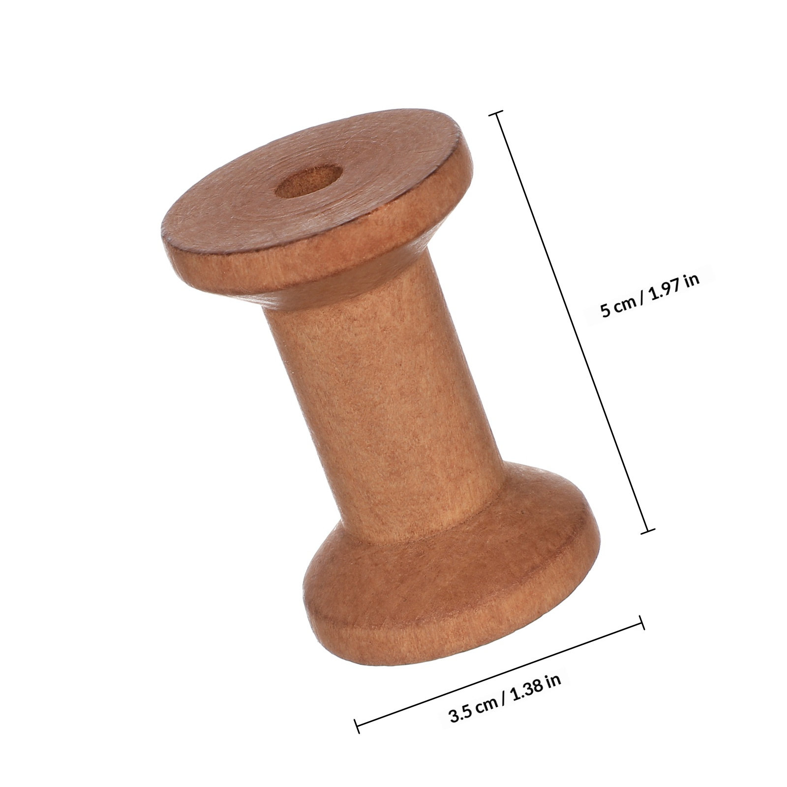 20Pcs Empty Wood Spools Thread - Thread Bobbins Empty 评论和价格