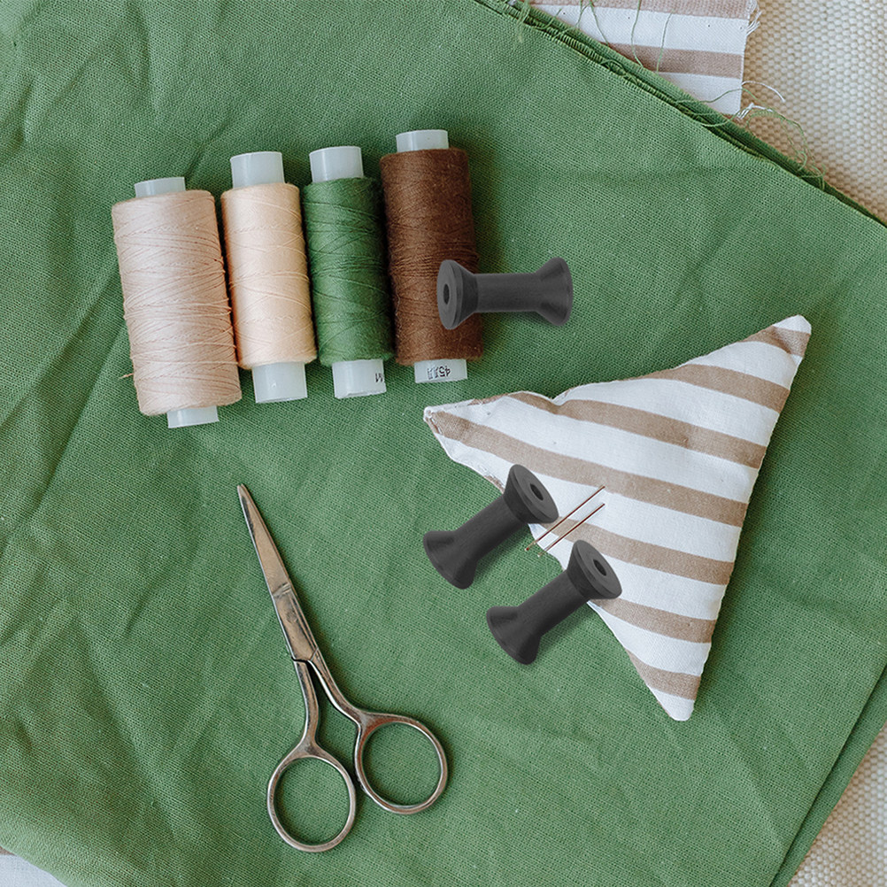 15Pcs Wooden Thread Spools Nat - Thread Bobbins Empty 评论和价格