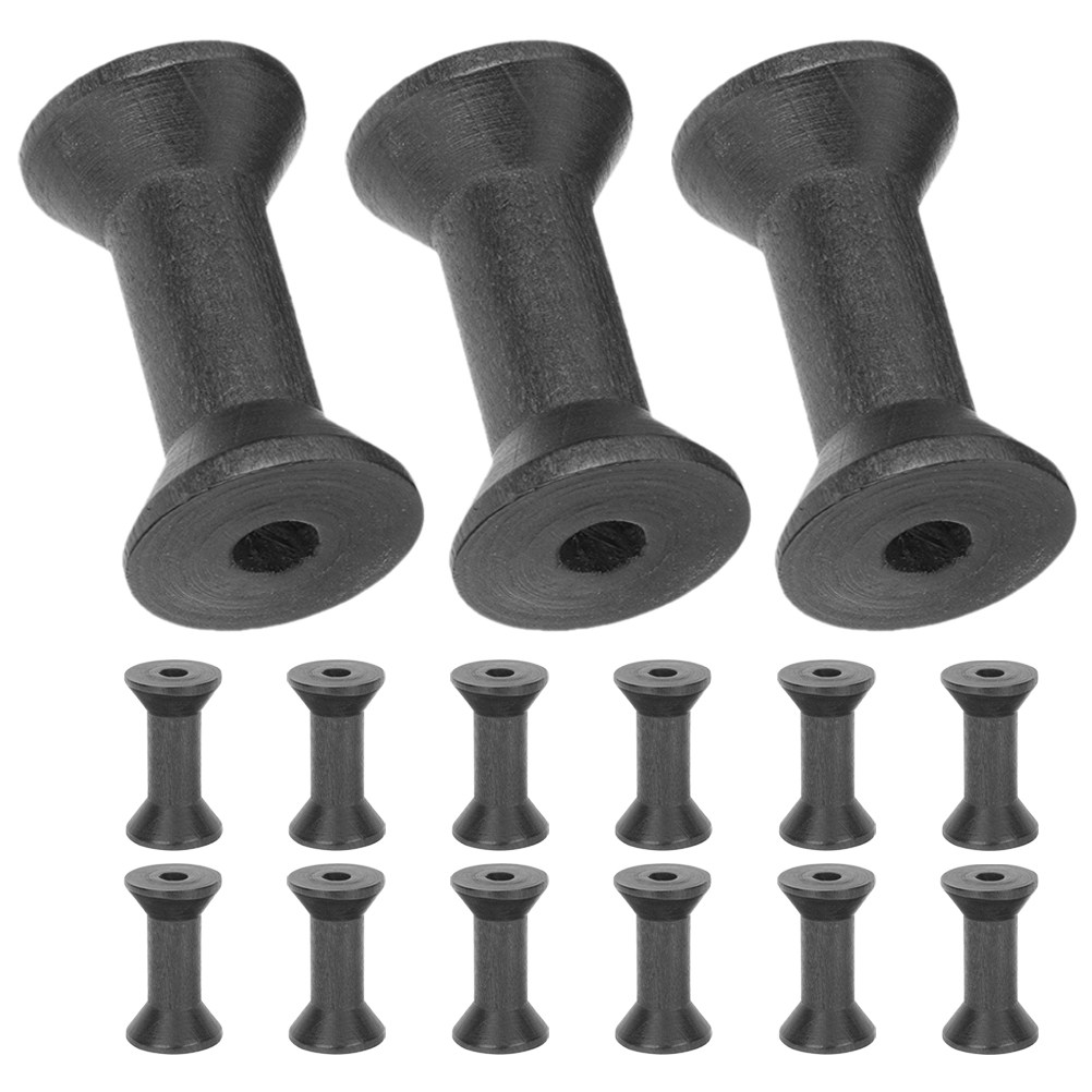 15Pcs Wooden Thread Spools Nat - Thread Bobbins Empty 评论和价格